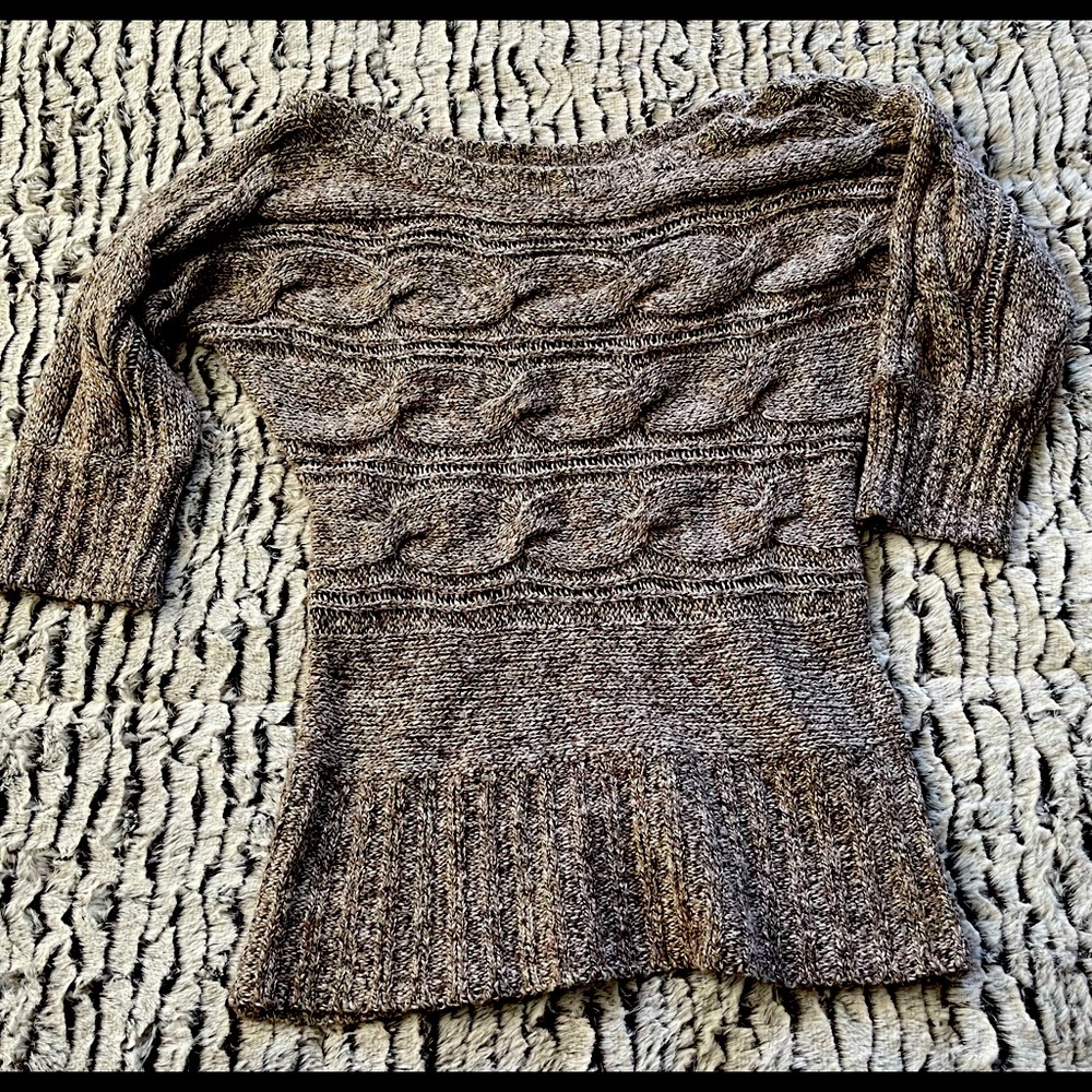 American Rag wide shoulder sweater